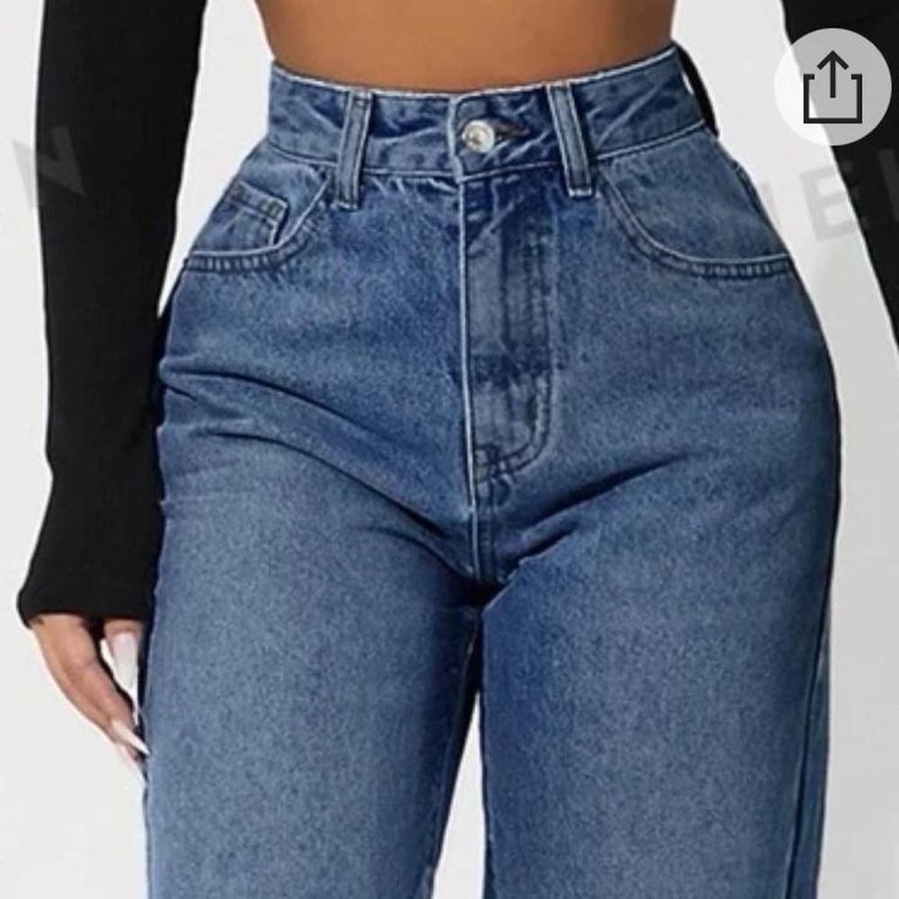 Blue High Wasted Jeans
